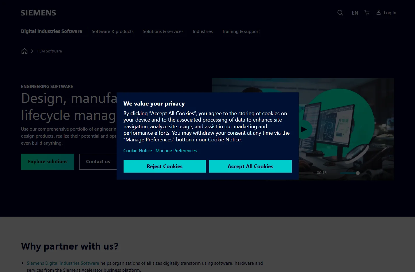 Design, manufacturing and lifecycle management | Siemens Sof