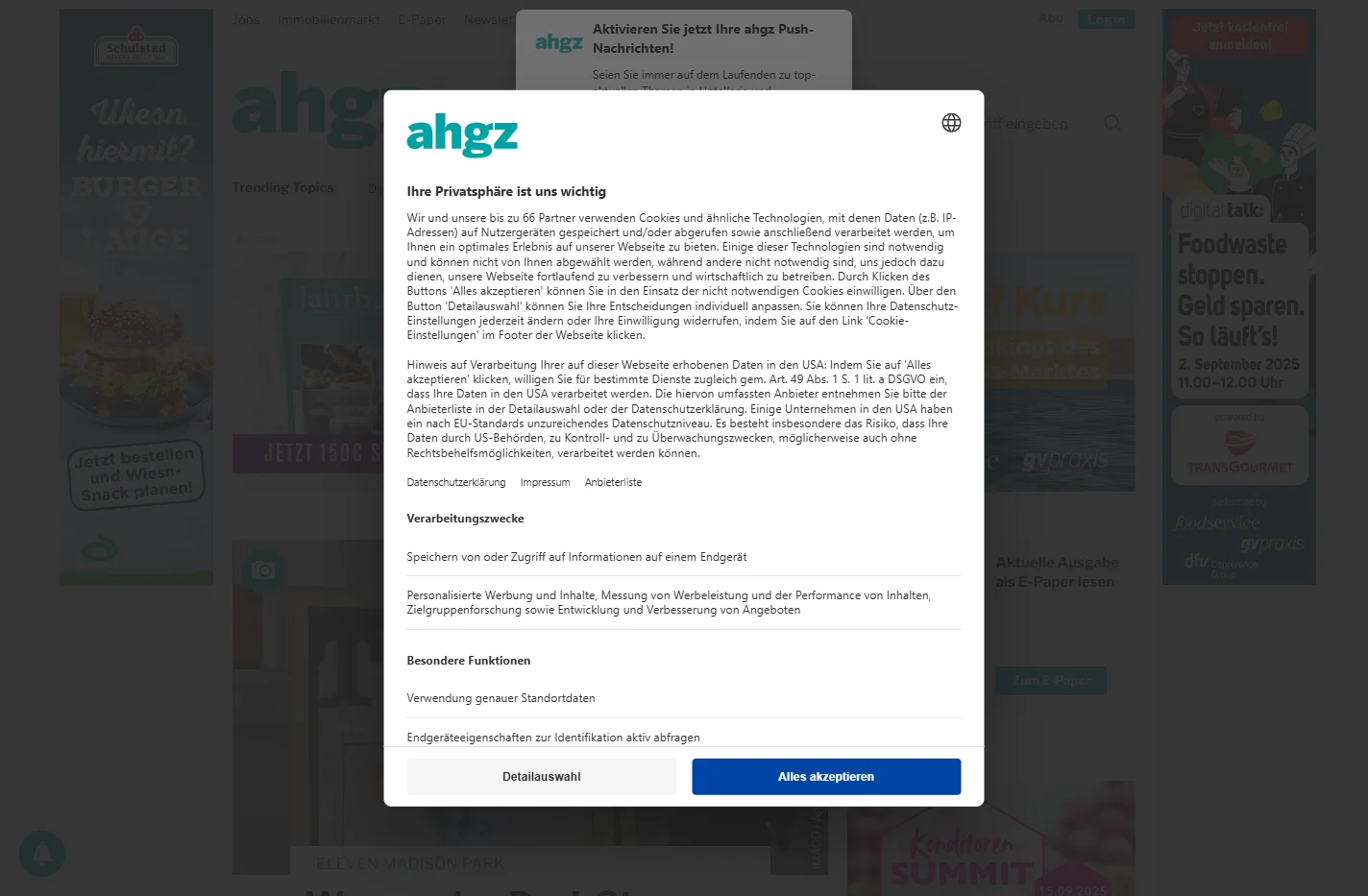 Allgemeine Hotel- und Gastronomie-Zeitung | ahgz