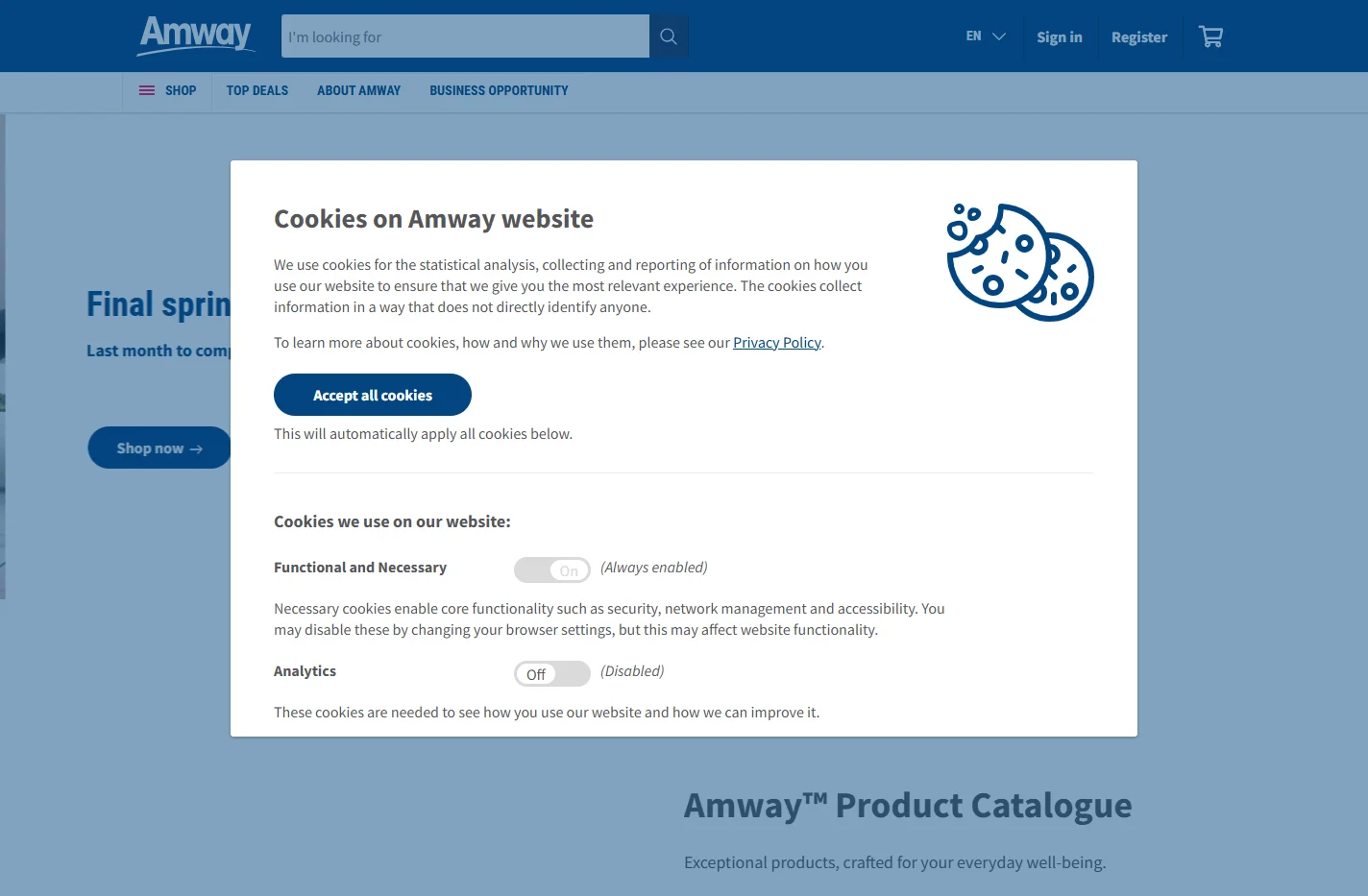 Amway Ireland Homepage