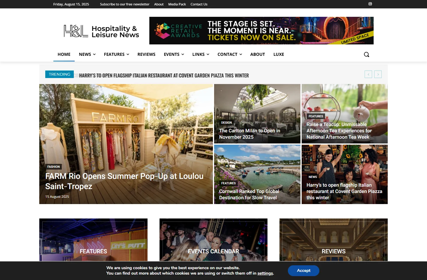 Home - Hospitality and Leisure News
