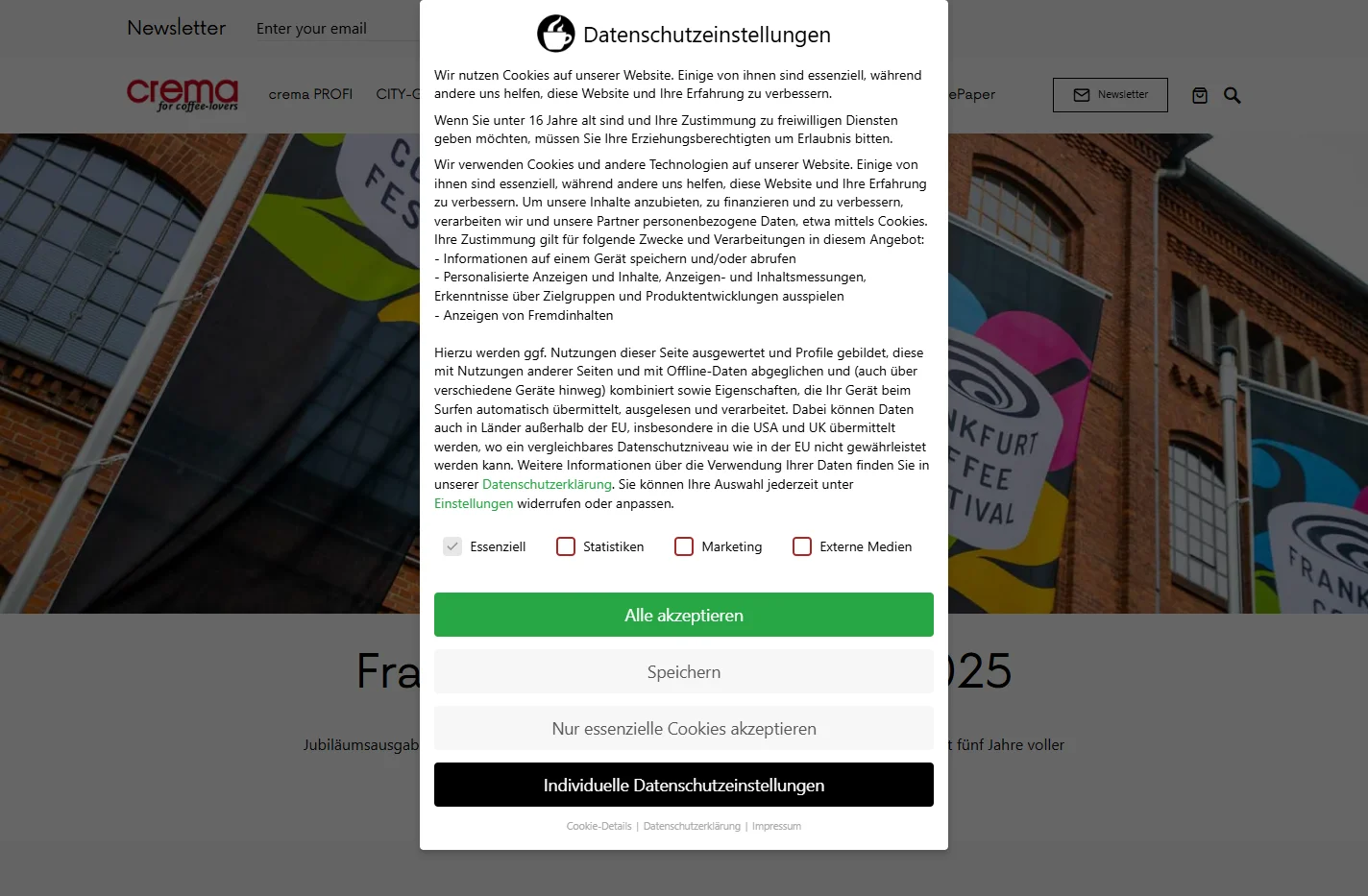 crema Magazin - Kaffee, Espresso, Maschinen, Bohnen, Tipps &
