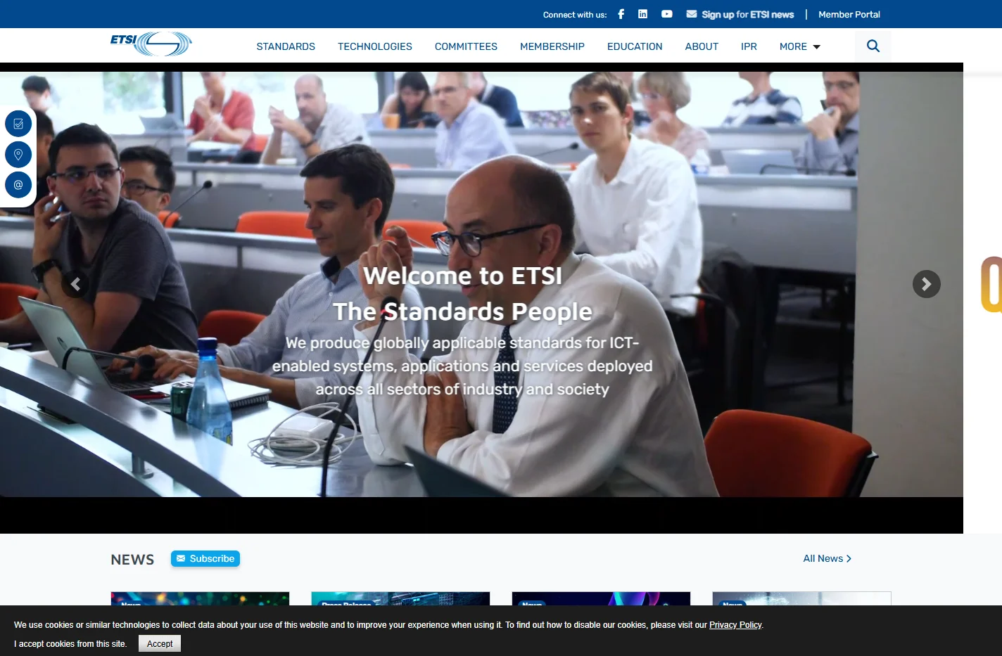 ETSI - Welcome to the World of Standards!