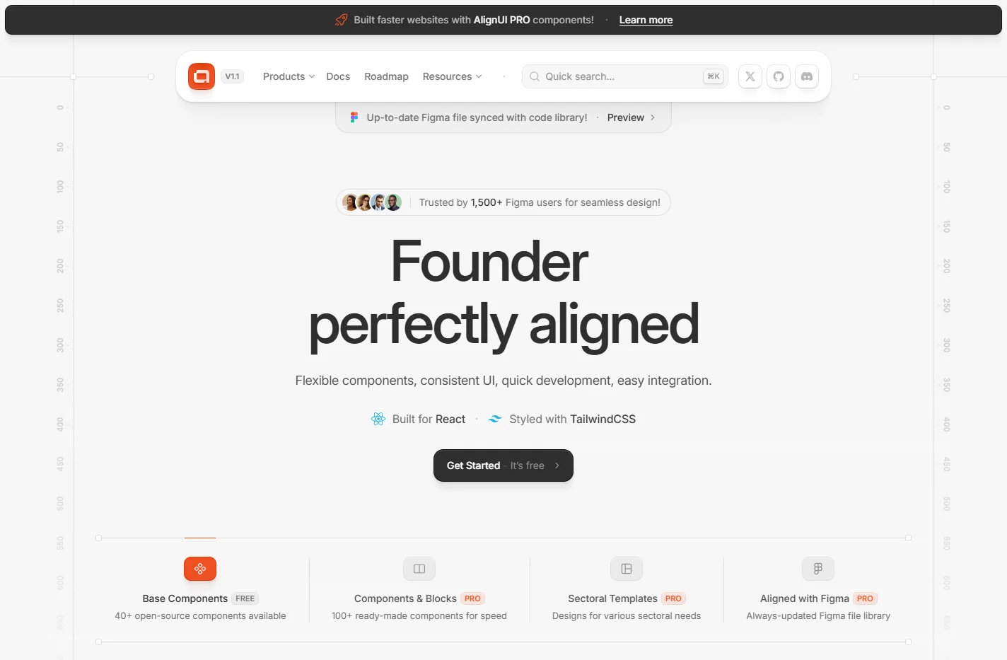 AlignUI Design System - Design and development perfectly ali