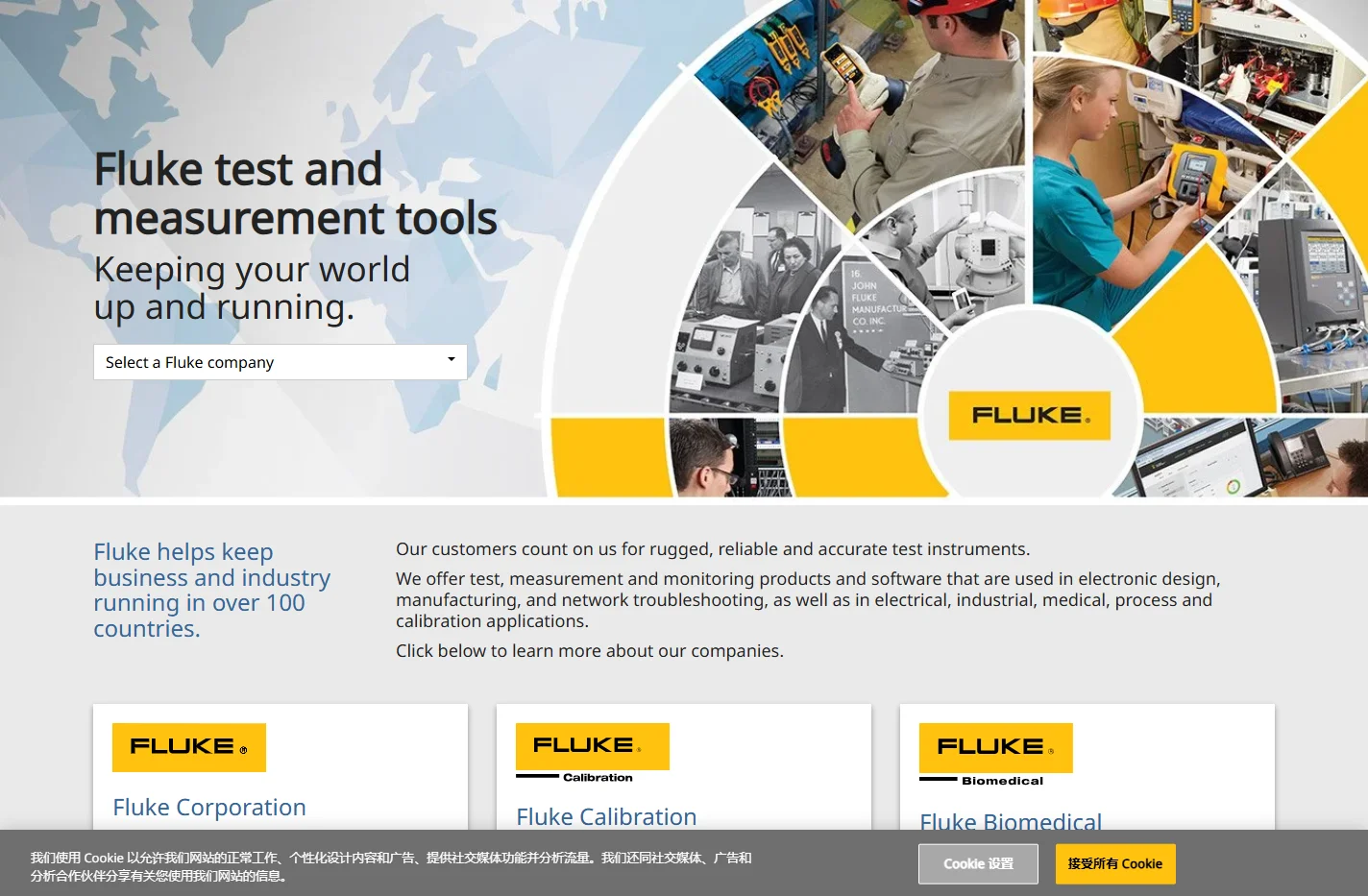 Fluke Corporation: Fluke Electronics, Calibration and Networ