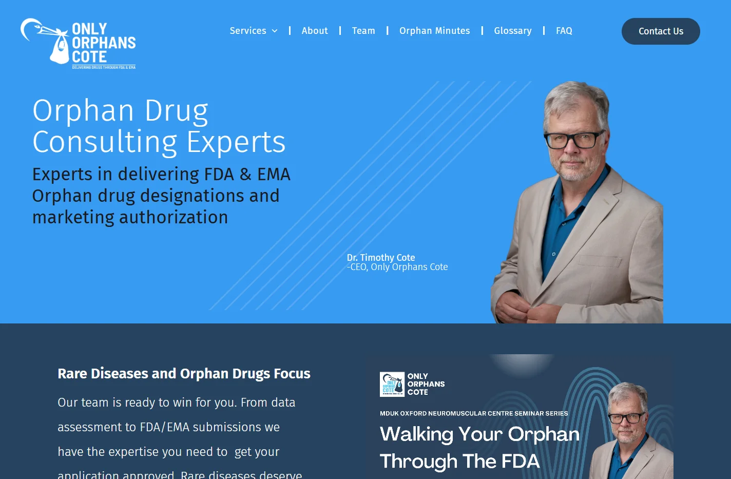 Orphan Drug Designation Consulting | Only Orphans Cote