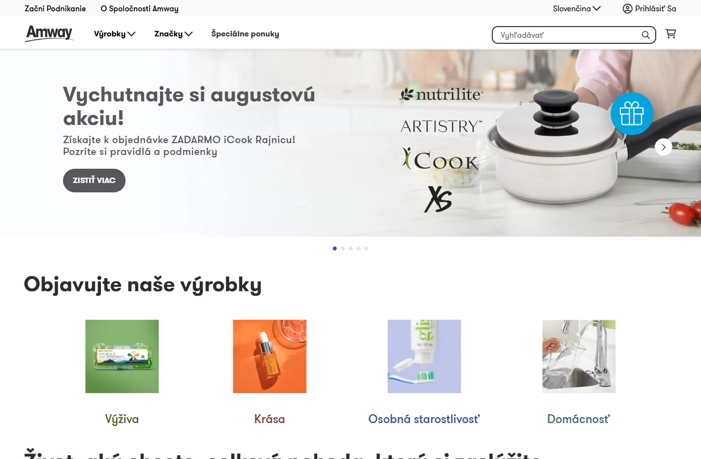 Amway Slovensko | Začnite svoju skúsenosť s Amway