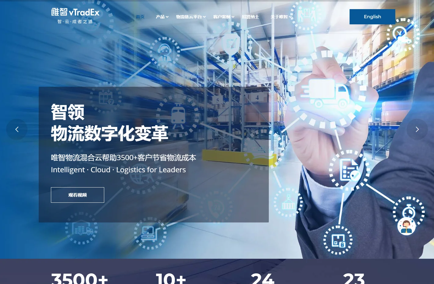 唯智信息vTradEx | 物流混合云解决方案_TMS运输管理系统_WMS仓储管理系统_智能物流软件供应商
