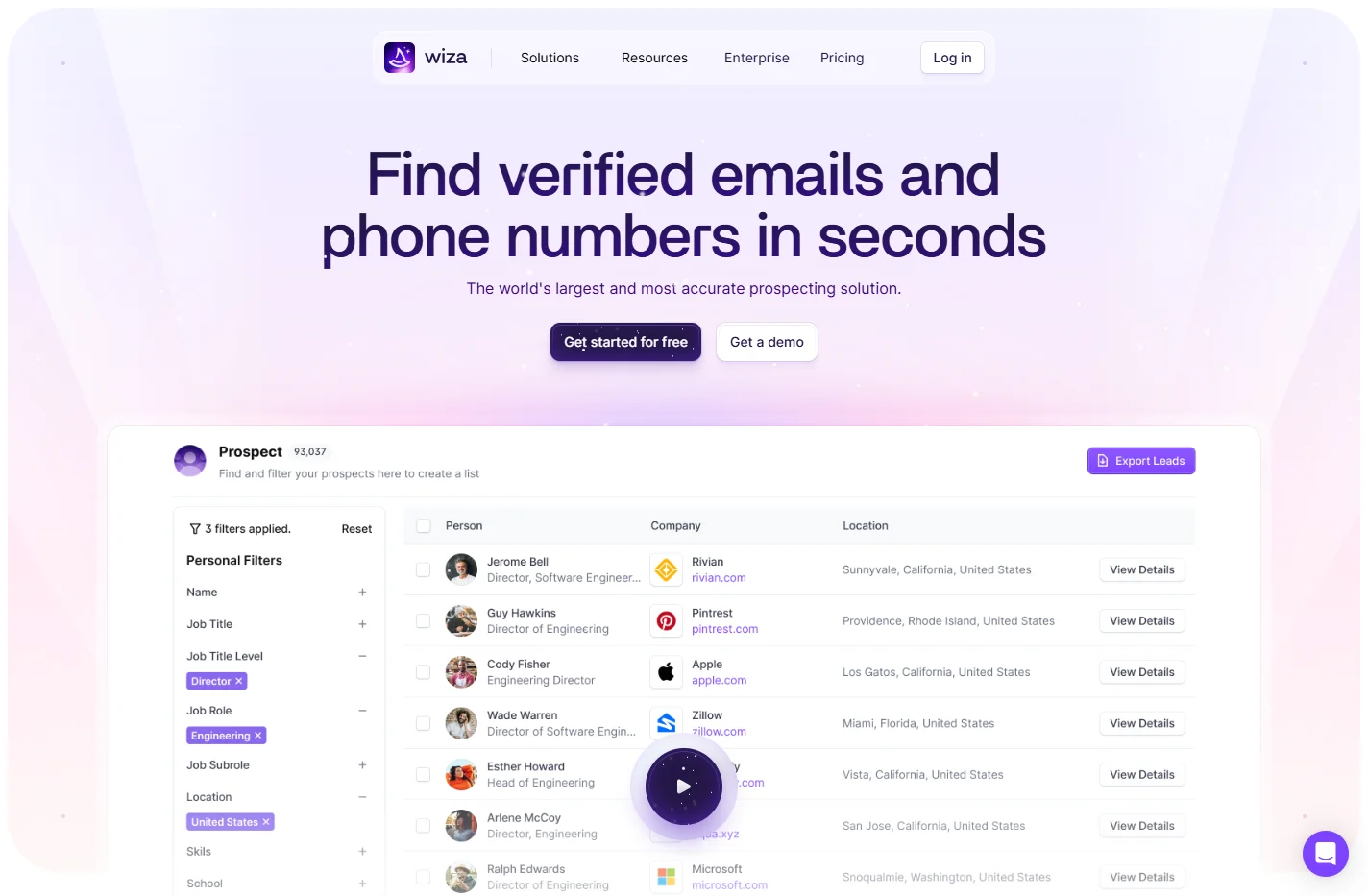 Wiza | The Most Accurate B2B Contact Database