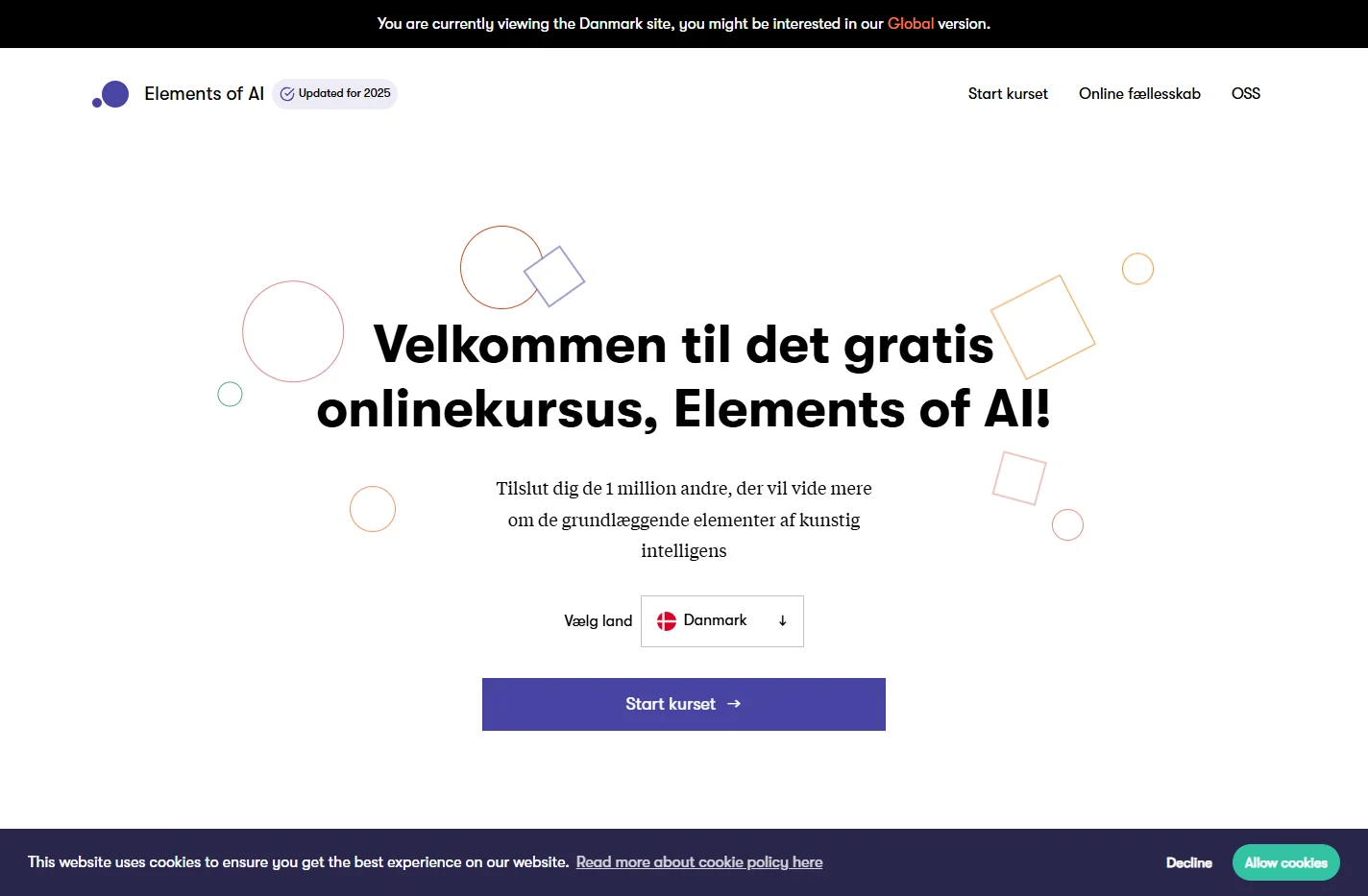 En gratis online-introduktion til kunstig intelligens for ik