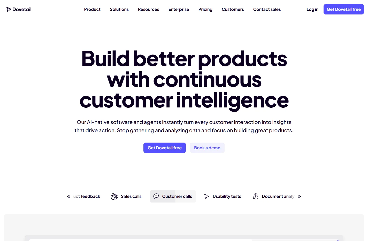 Customer Insights Hub — Dovetail