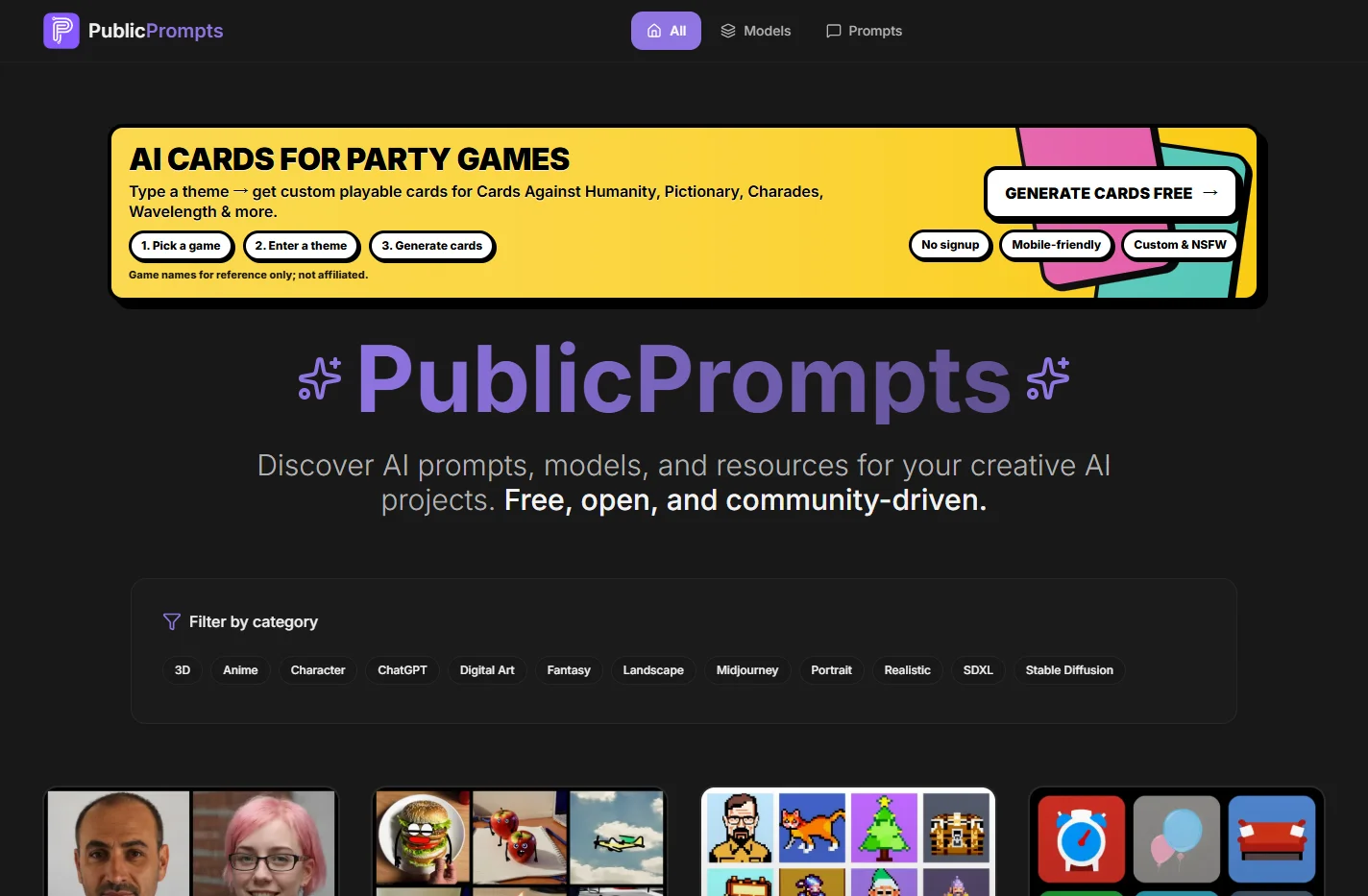 Public Prompts - AI Prompts, Models & Resources