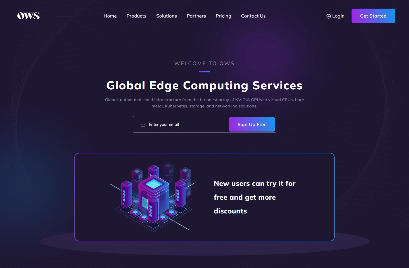 Home - OWS Edge Cloud for Developers - OWS.US