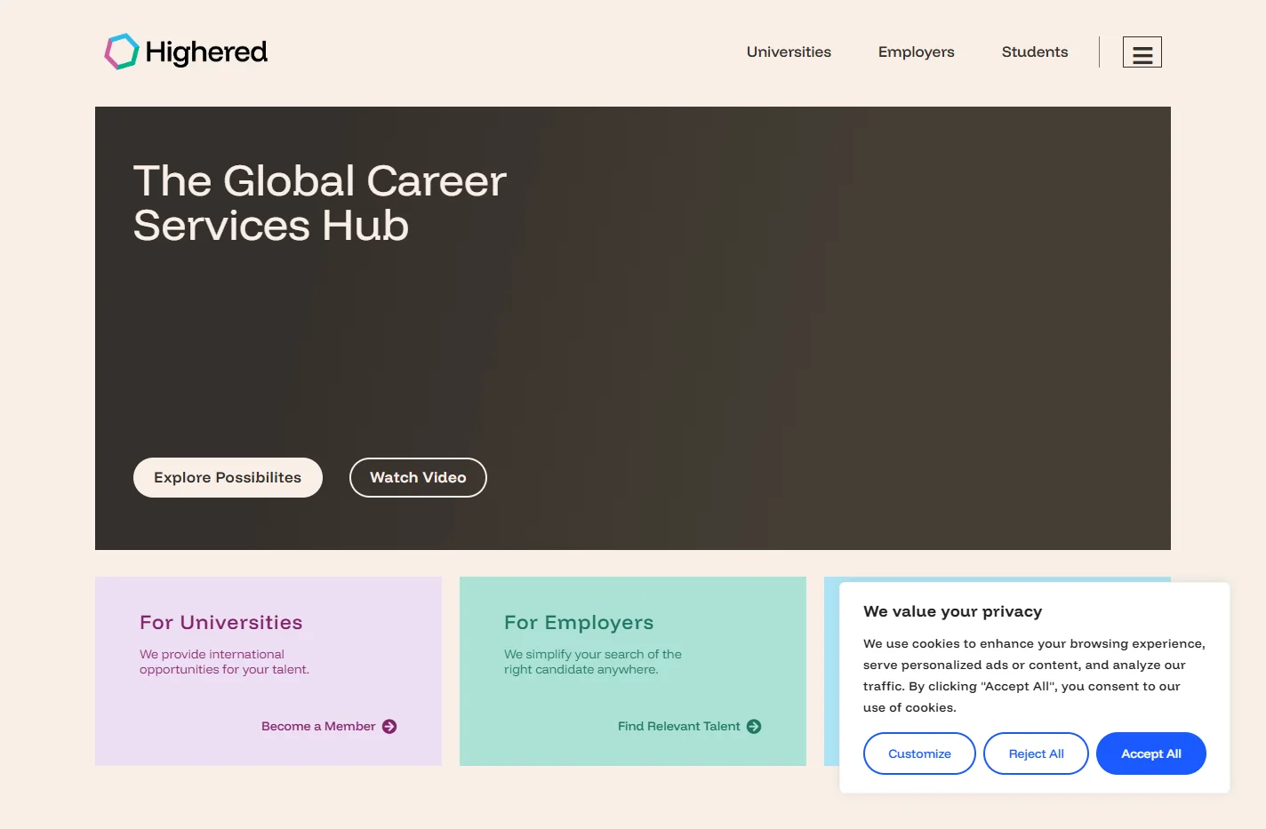 Highered – The Global Career Services Hub