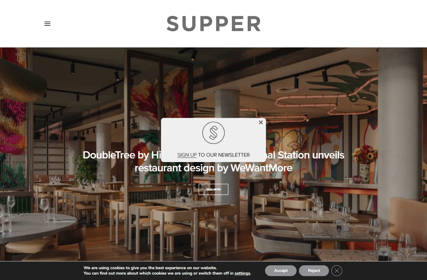 Hotel Food & Drink - Supper Magazine