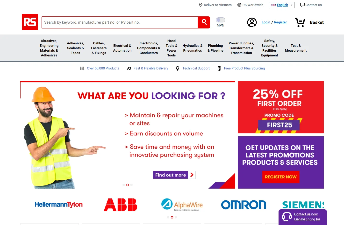 Home Page - RS Components Vietnam