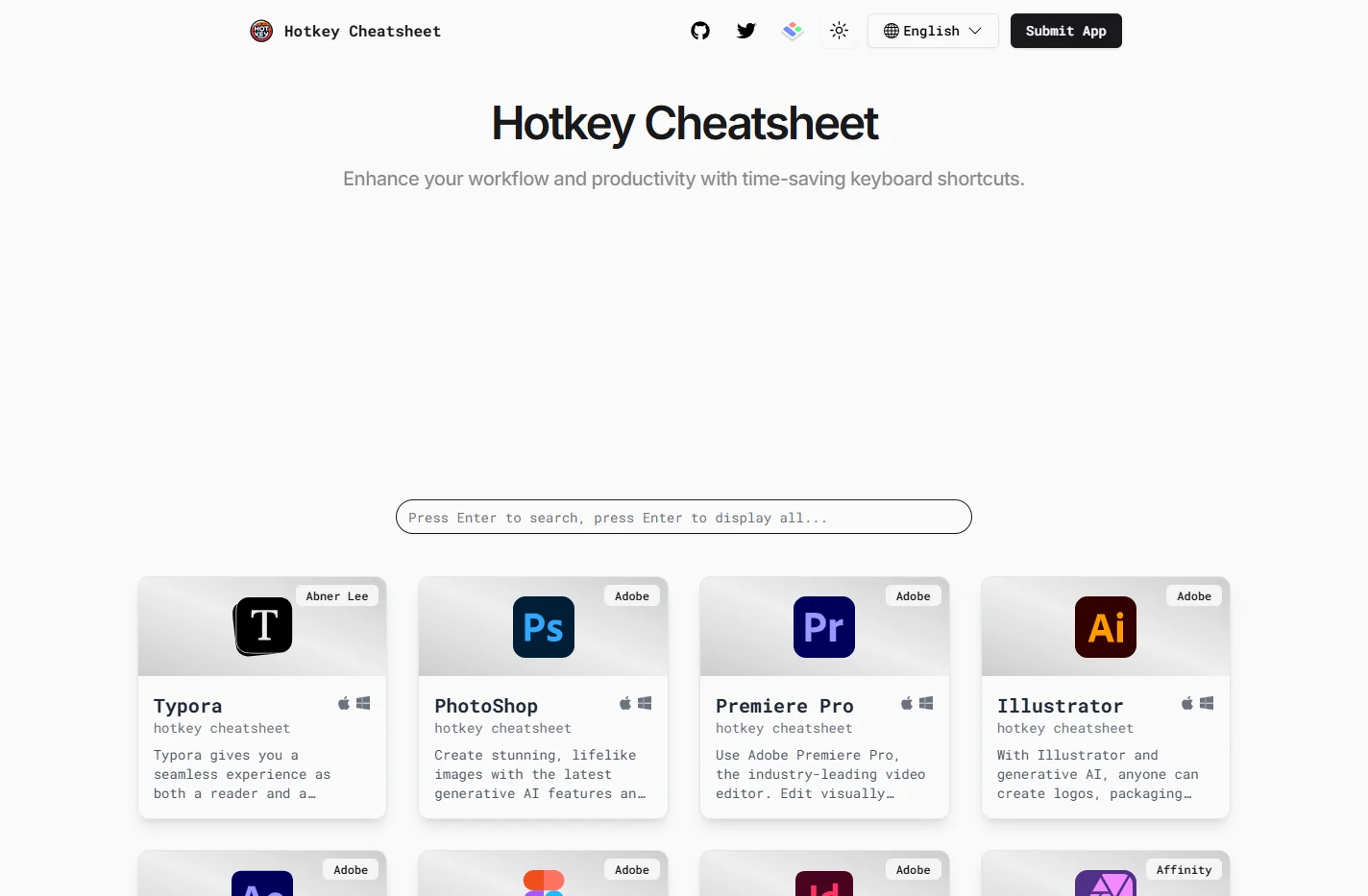 Hotkey Cheatsheet - Improve Your Productivity with Keyboard