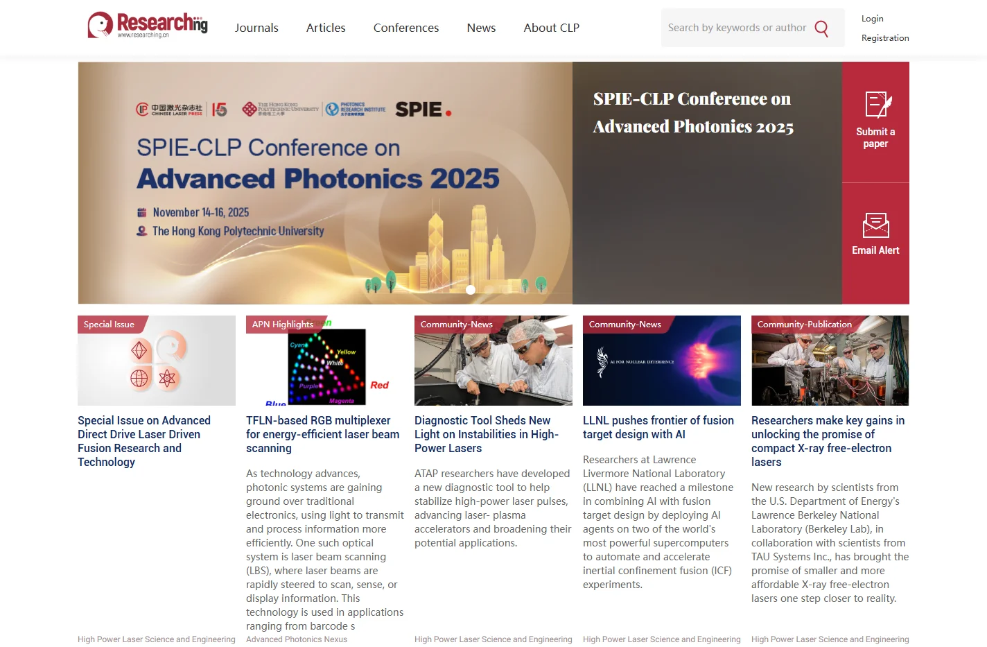 Researching | Free Literatures in Optics and Photonics