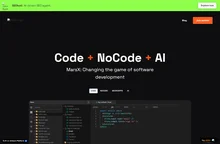 MarsX is a dev tool that unites AI, NoCode, Code and MicroAp