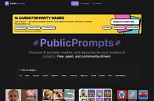 Public Prompts - AI Prompts, Models & Resources