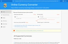 Free Online Exchange Rates Conversion Calculator