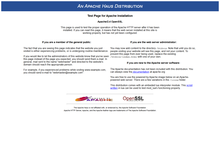 Test Page for Apache Installation
